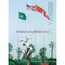 2016 New High Quality Stainless Steel Modern Outdoor Sculpture